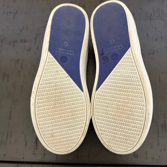 Rothy’s White Rainbow The Kids Sneaker - Picture 7 of 7